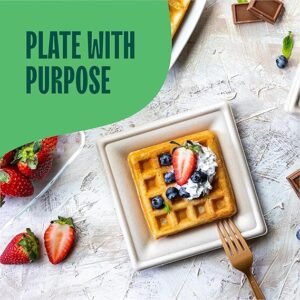 6" Plate Square Bagasse 400/case)