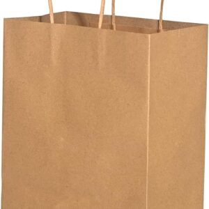 8" X 4.7" X 10" #1 Paper Bag Round Handle 250/case)