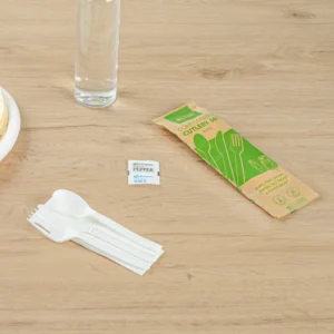 Compostable Heavy Weight Cutlery Set Pla Ivory 200/case)