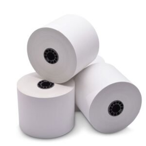 58 mm x 350 ft Iconex Sticky Media High-Tack G2, 12 per Carton, 55 GSM Facestock, 100 mm OD, in Sense Mark Repeat