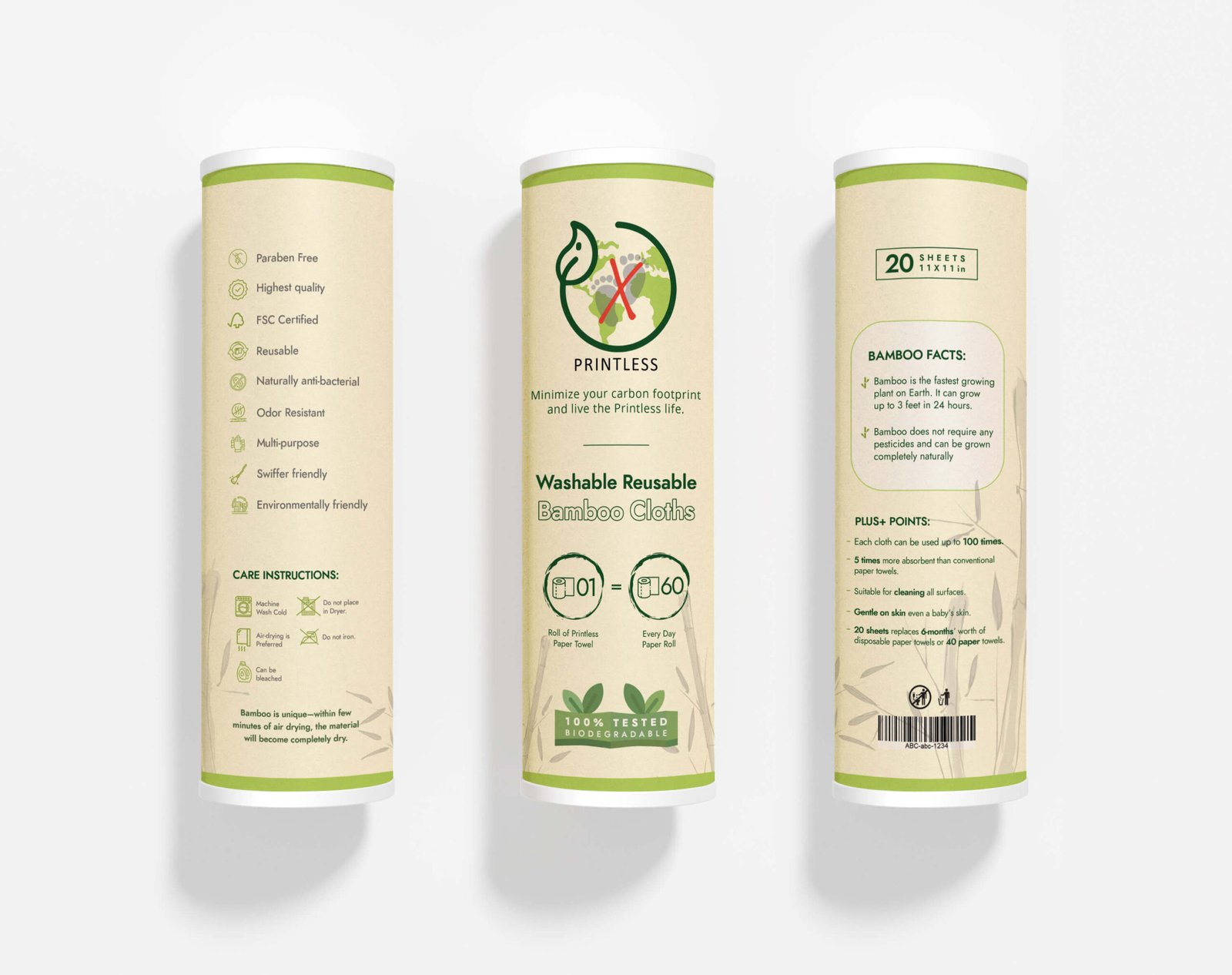 Printless Bamboo Towels