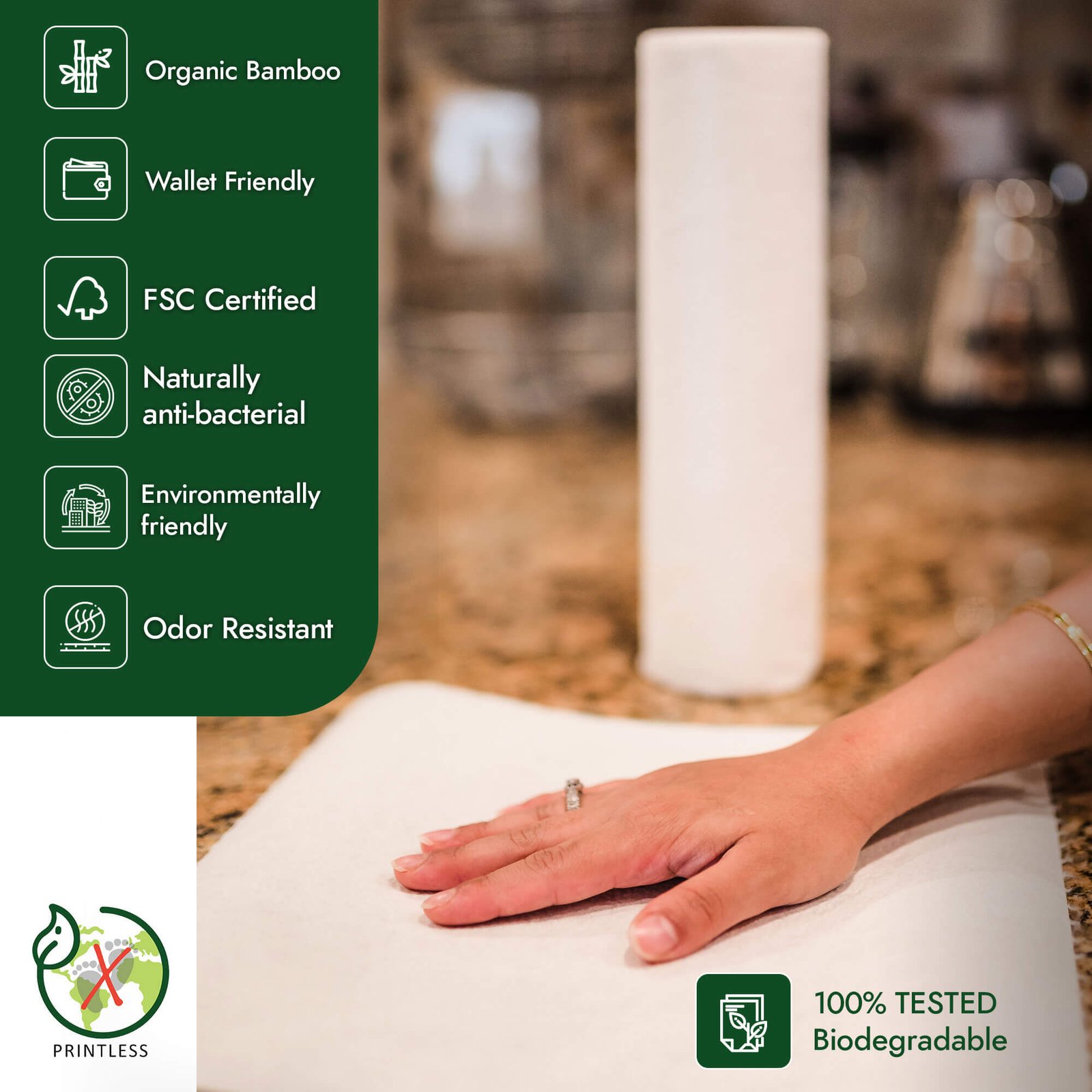 Printless Bamboo Towels